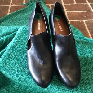 Nine West Black Heeled Ankle Boots